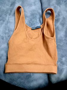 Ribbed Cropped Tank Top