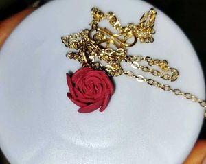 Handmade Red Rose Charm