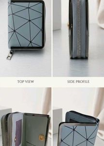 Geometric Design Zip Around Wallet