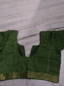 Saree with stitched blouse