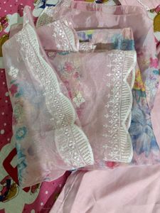 Elegant Pink Kurta Set with Dupatta
