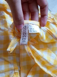 Yellow Gingham Sundress