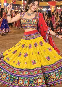Vibrant Embroidered Lehenga Choli Set