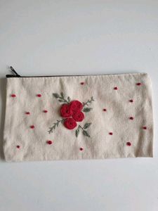 Handmade Embroidered Pouch