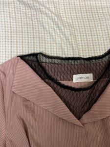 Striped Pink Blouse