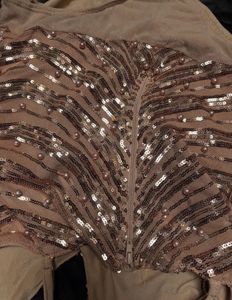 Sequin Embellished Bodysuit (size-s/m) fits