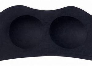 Black Padded Bandeau Bra