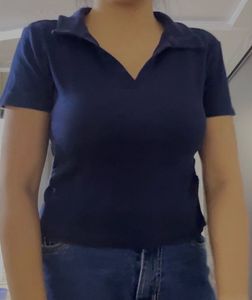 Classic Navy V neck T-Shirt