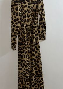 Stylish Leopard Print Maxi Dress