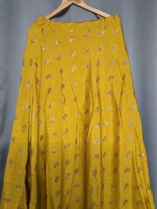 Vibrant Pink Art Silk aari work choli with contras