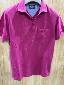 Fort Collin Men's Pink Polo T-Shirt