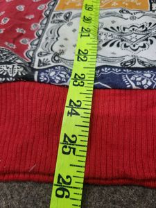 Patchwork V-Neck T-Shirt