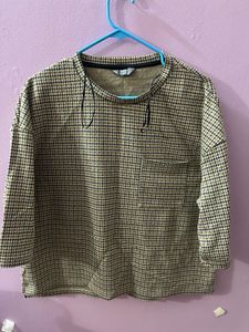 Checkered Boxy Tee