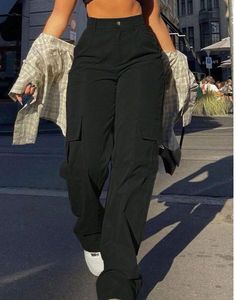 Black Cargo Pants - Street Style