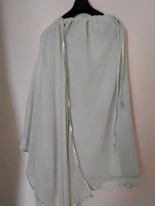 Light Green Dupatta and skirt