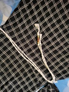 ​BASIC Women's Black &amp; White Plain kurti