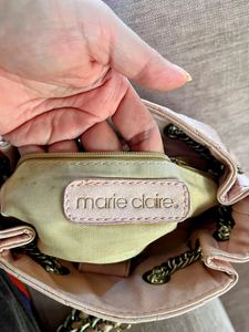 Pink Bucket Bag With Long Sling
