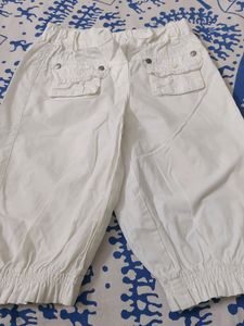 White Pants| 12-18 Months Old.  Can Be Adjusted.