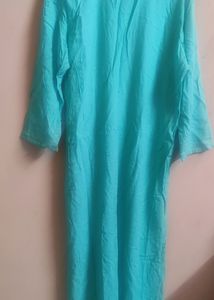 Blue Cotton Kurti