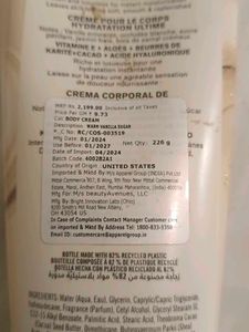 Bath &amp; Body Works Warm Vanilla Sugar Bod