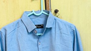 Men's Light Blue Casual Shirt