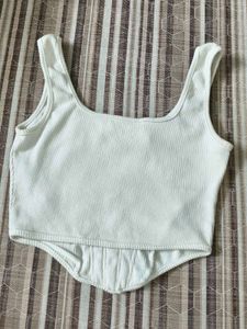 Chic White Corset Top