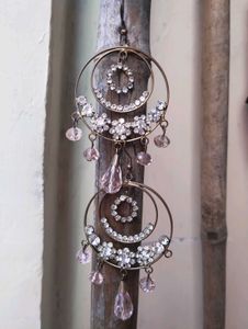 Chic Crystal Hoop Earrings