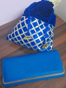 Potli Bag With  Stylish Clutch In Combo