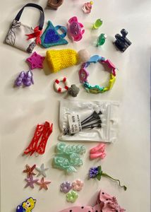 Orignal and Knock off Barbie Accessories Bundle