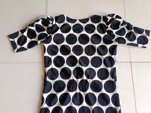Chic Polka Dot &amp; Floral Print Dress
