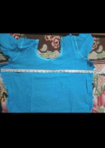 Turquoise Embroidered Kurta Set