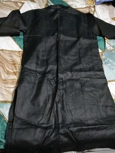 Men's Black Kurta