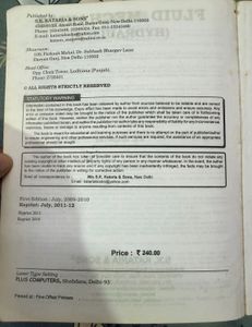 Fluid Mechanics (Hydraulics) Textbook