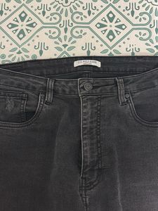 Classic Black Wash Denim Jeans