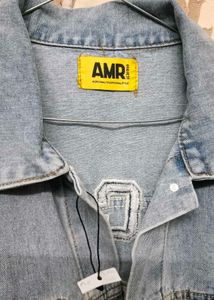 Trendy Light Wash Denim Jacket