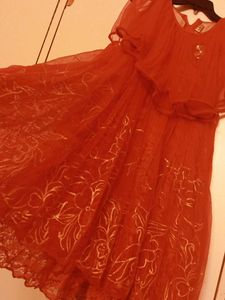 Beautiful Red Ethnic Gown