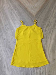 Bright Yellow Cami Dress