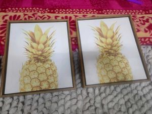 Pineapple Wall Art - Set of 2