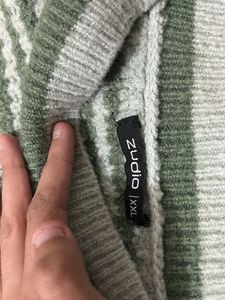 Striped Knit Sweater