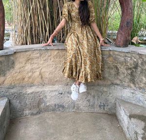 Floral Maxi Dress with Headband