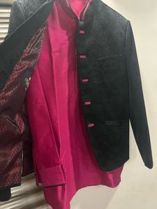 3 pcs indo western suit for men