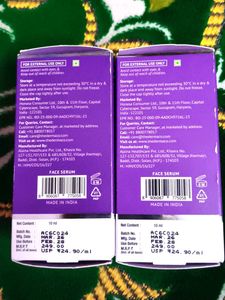 pack of 2 The Derma Co 10% Niacinamide Serum with
