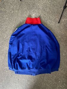 Retro 80s Colorblock Track Jacket