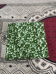 Beautiful Green Batik Dress Material