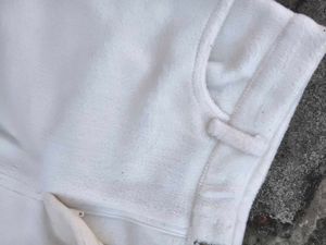 Classic White Fleece Shorts