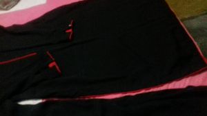 Woman Georgette Suite Black No Flaws No Stain