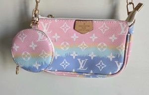 Used Louis Vuitton inspired bag with a coin purse