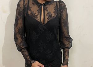 Zara duped lace top