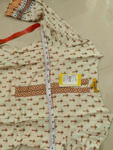 Global Desi Beige Printed Maxi Dress