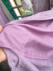 Purple Embroidered Kurta set